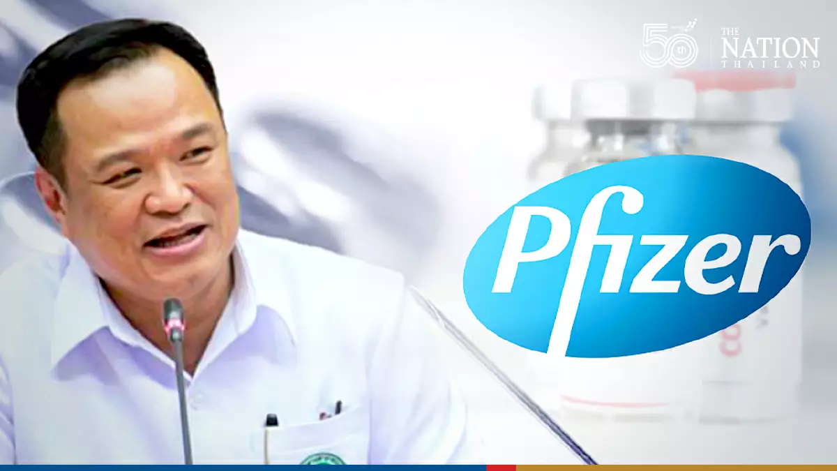Thailand Upayakan Dapat Tambahan 50 Juta Dosis Vaksin Pfizer